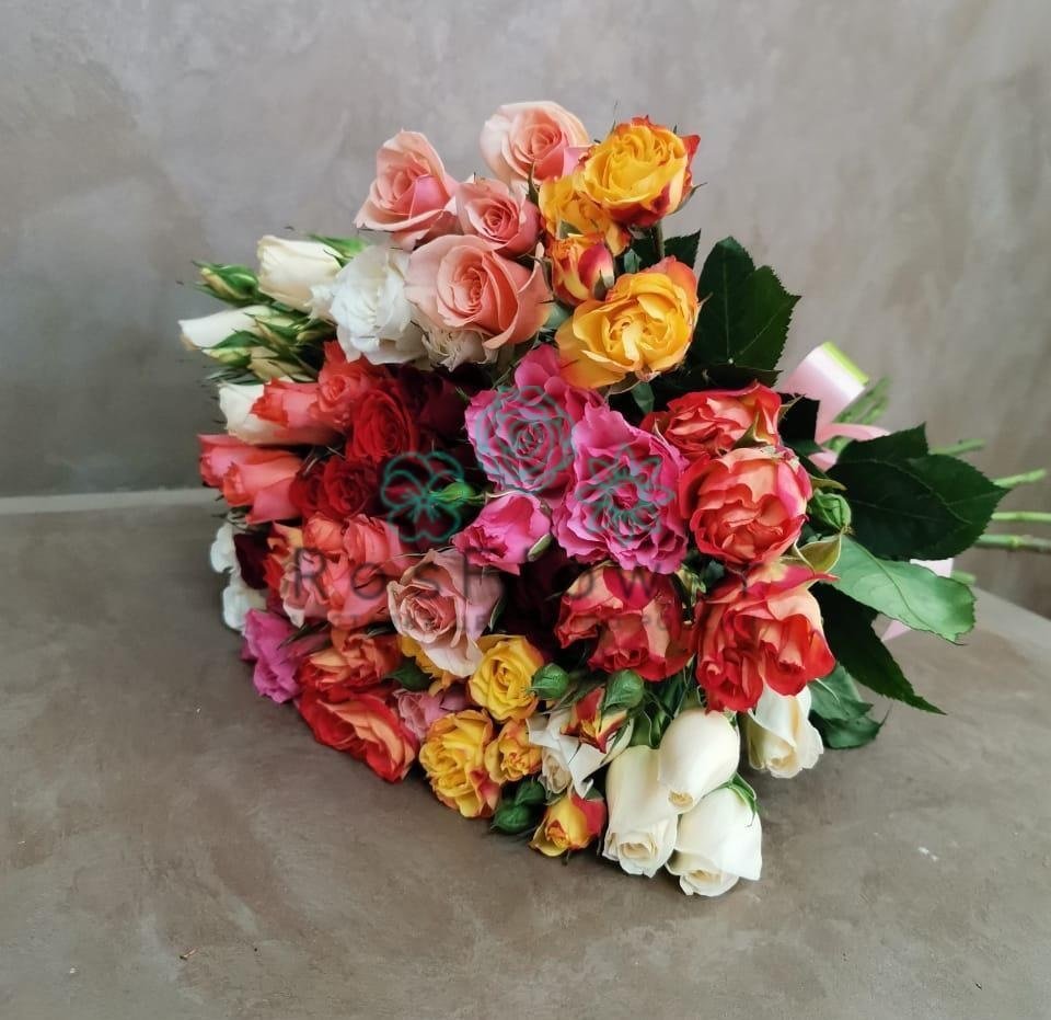 Букет цветов из: Розы в Ирклиевская