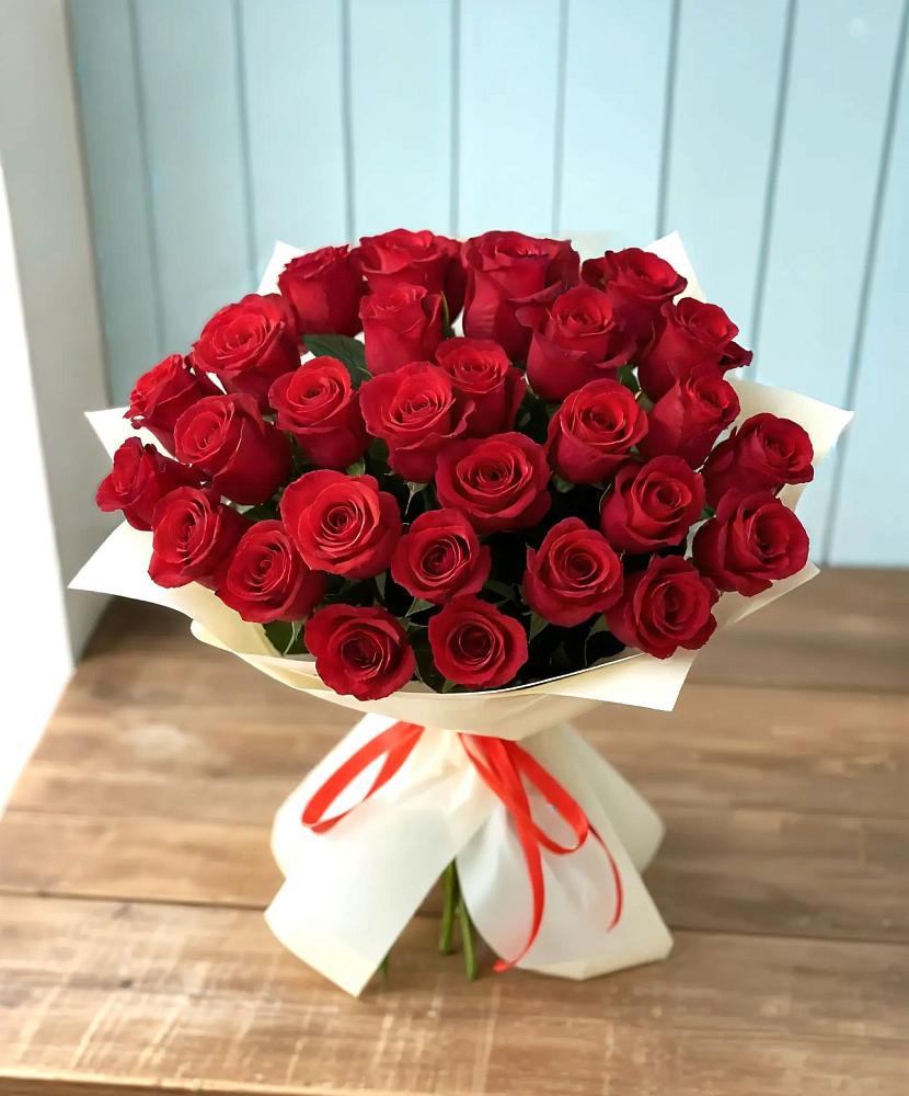 Букет 29 Красных роз в Ирклиевская