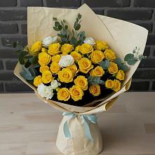 Букет цветов из:  Розы в Ирклиевская