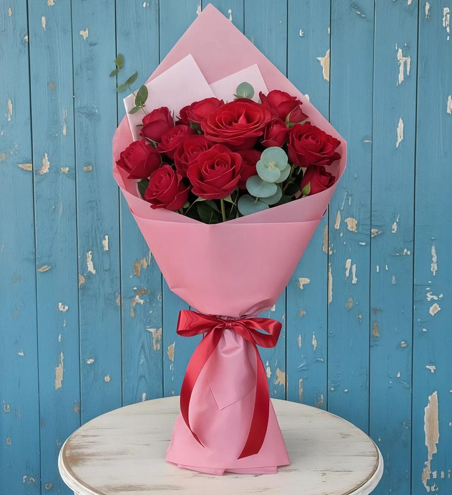 Букет цветов из: Розы в Ирклиевская