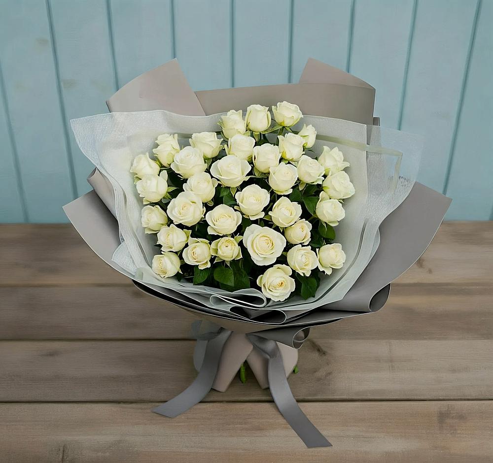 Букет Белоснежная нежность в Ирклиевская
