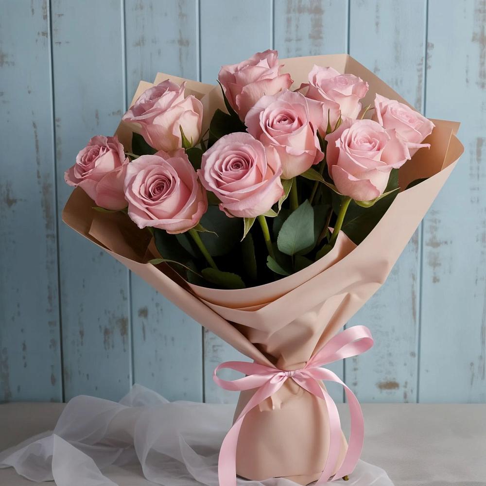 Букет цветов из: Розы в Ирклиевская