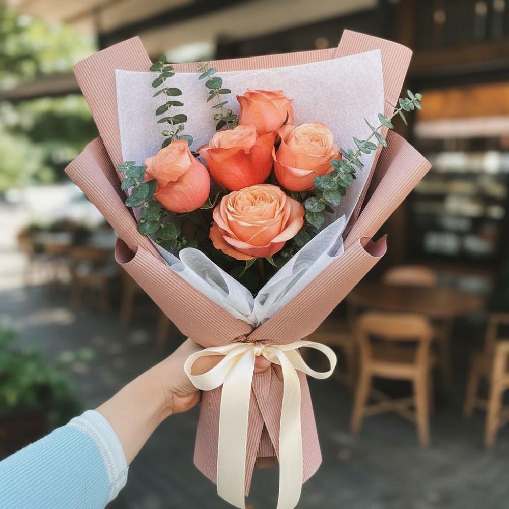 Букет цветов из: Розы в Ирклиевская