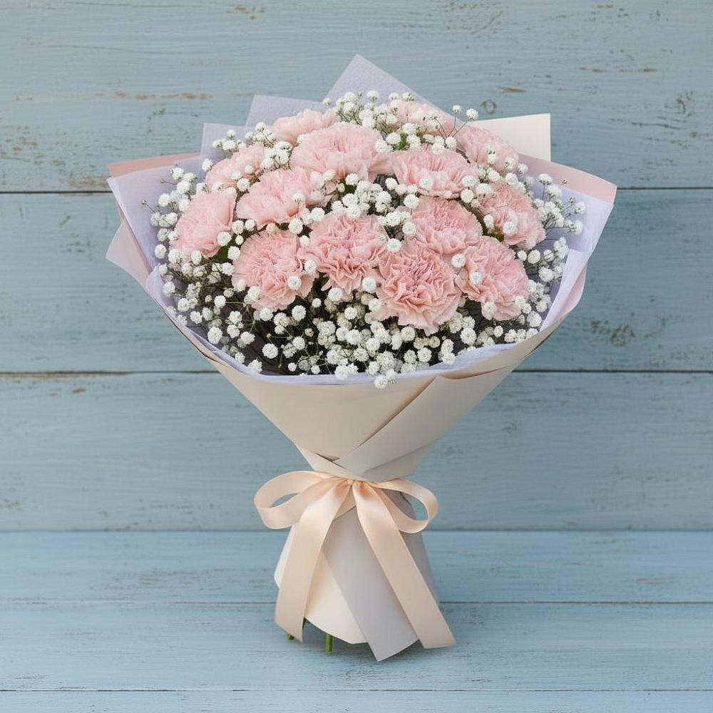 Букет цветов из: Гвоздики в Ирклиевская