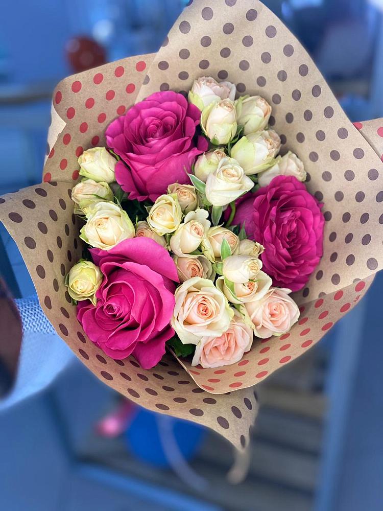 Букет цветов из: Розы в Ирклиевская