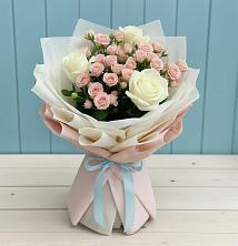 Букет цветов из:  Розы в Ирклиевская