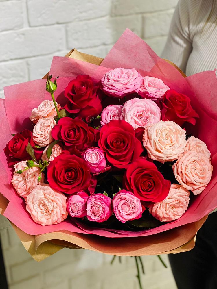 Букет цветов из: Розы в Ирклиевская