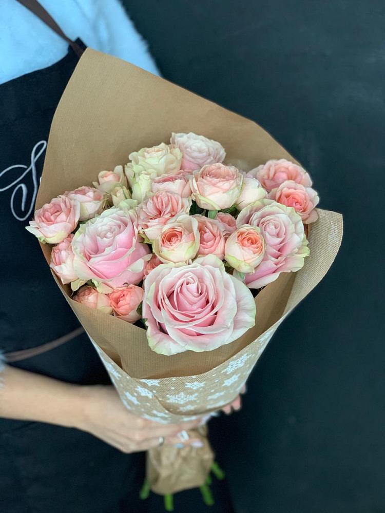 Букет цветов из: Хризантемы и Розы в Ирклиевская