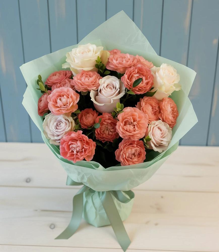 Букет цветов из: Розы в Ирклиевская