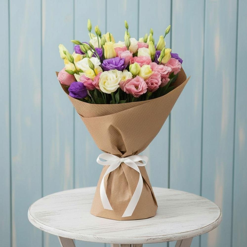 Букет цветов из: Лизиантусы в Ирклиевская