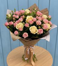 Букет цветов из:  Розы в Ирклиевская