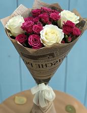 Букет цветов из:  Розы в Ирклиевская