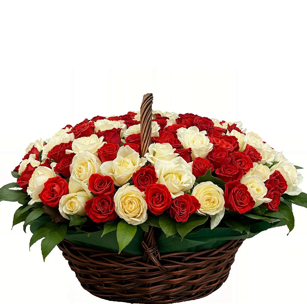 Премиум букет из: Розы в Ирклиевская