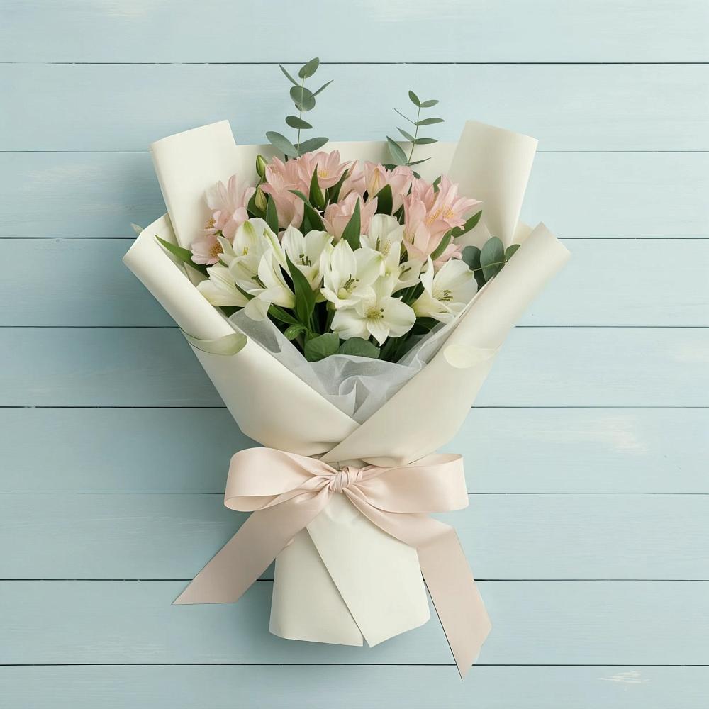 Букет цветов из: Альстромерии в Ирклиевская