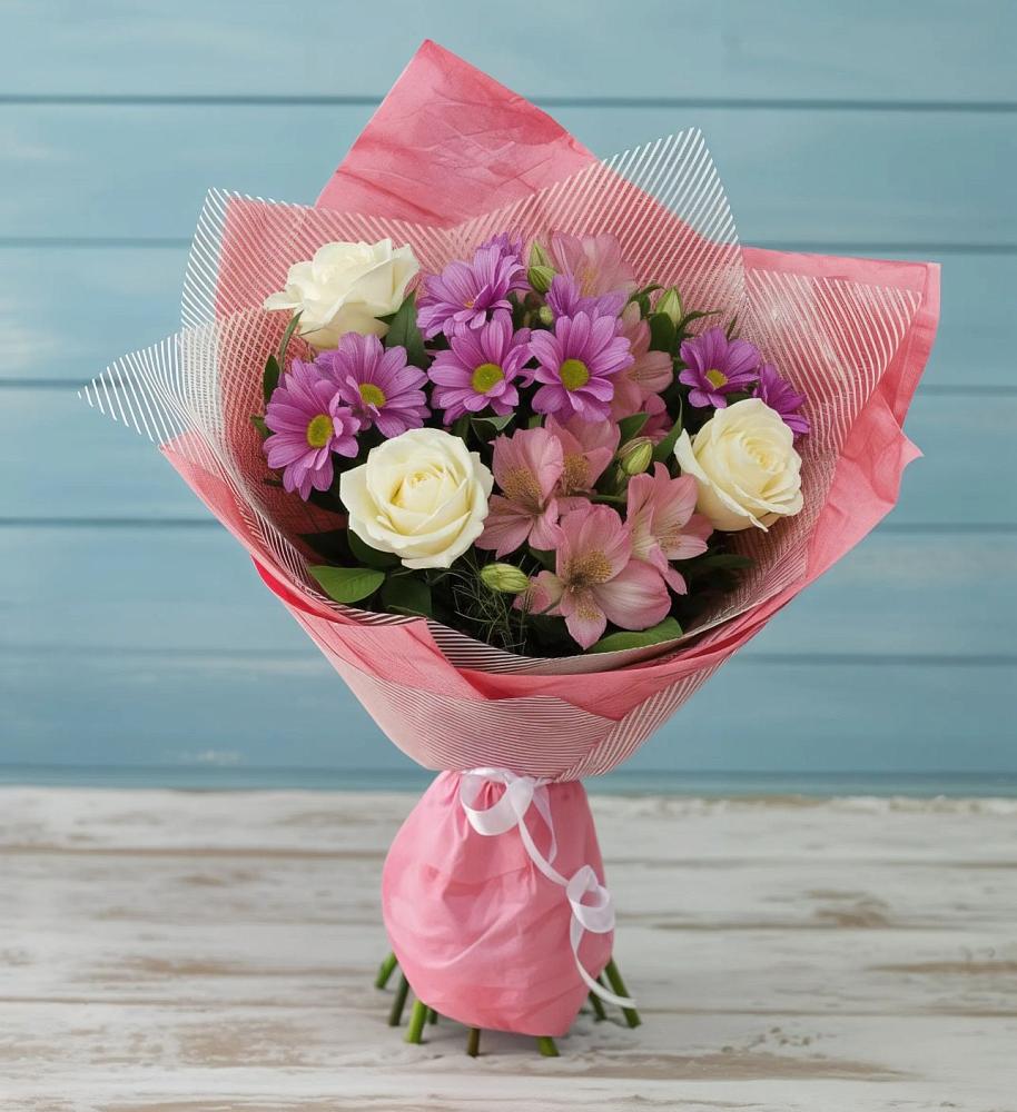 Букет цветов из: Герберы в Ирклиевская