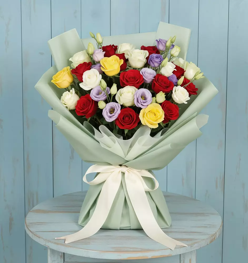 Букет цветов из: Розы в Ирклиевская