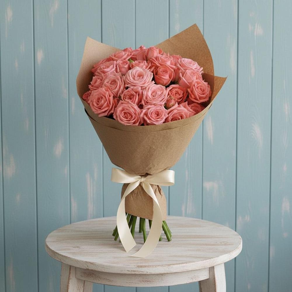 Букет цветов из: Розы в Ирклиевская