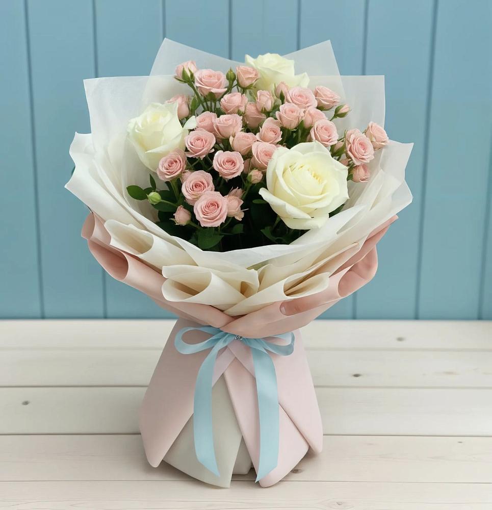 Букет цветов из: Розы в Ирклиевская