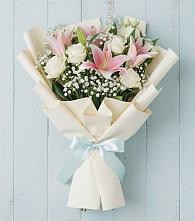 Букет цветов из:  Лилии в Ирклиевская