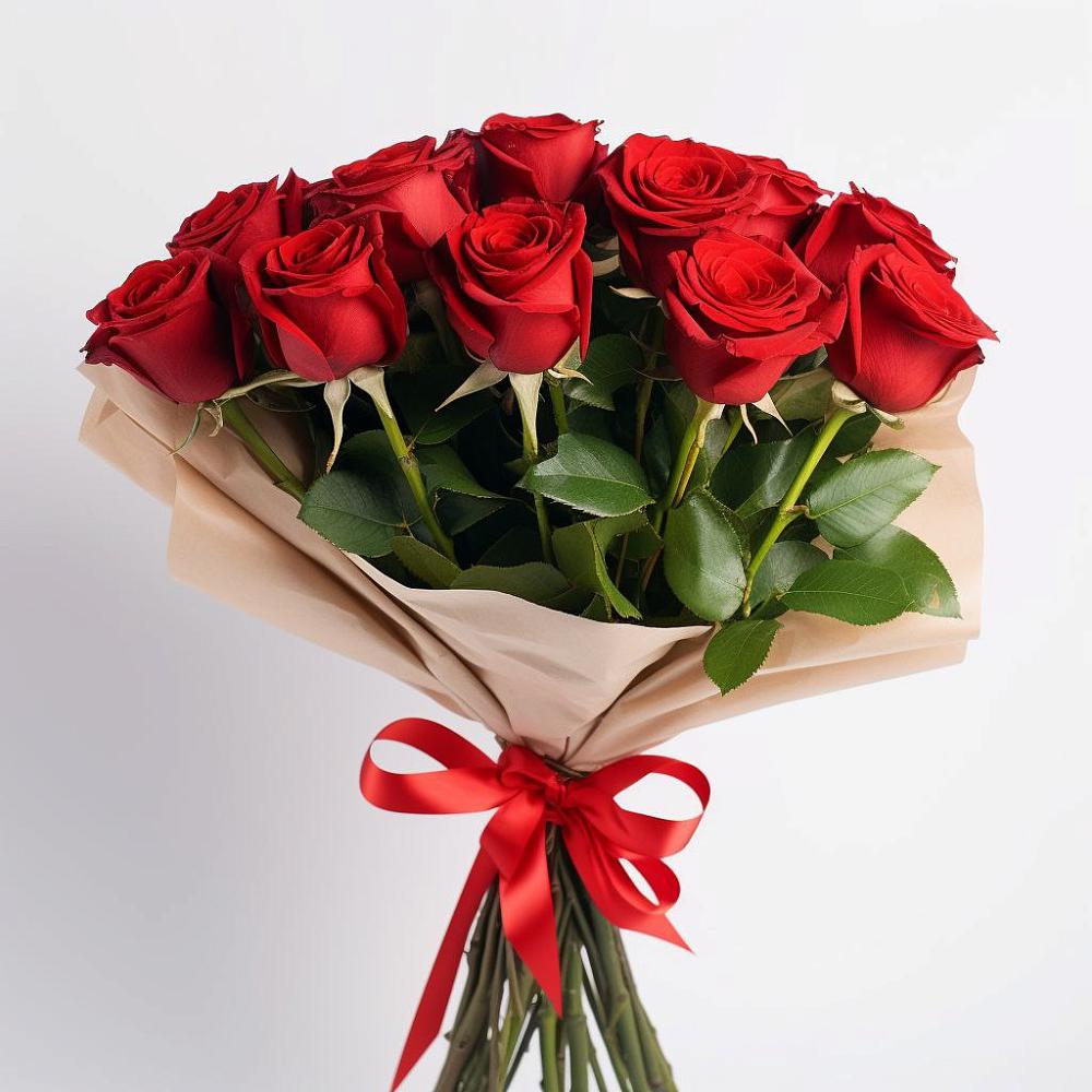 Букет 11 Красных роз Эдлесс Лав в Ирклиевская
