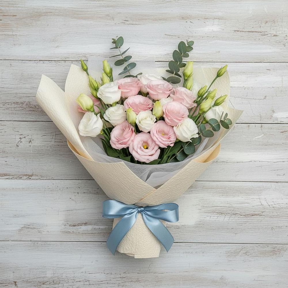 Букет цветов из: Лизиантусы в Ирклиевская